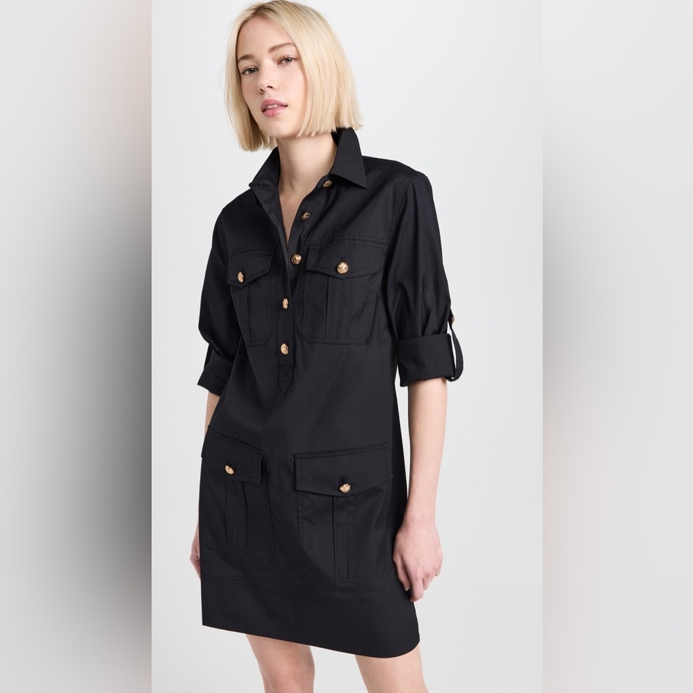 NWT $498 Veronica Beard Saude Cargo Dress - Picture 5 of 11